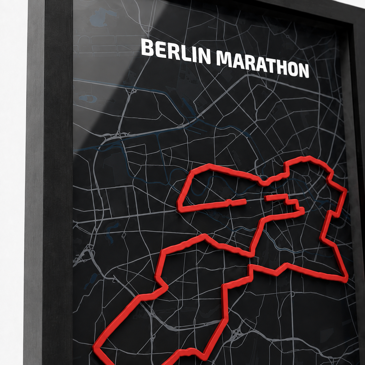 Berlin Marathon — Gepersonaliseerde Routeposter