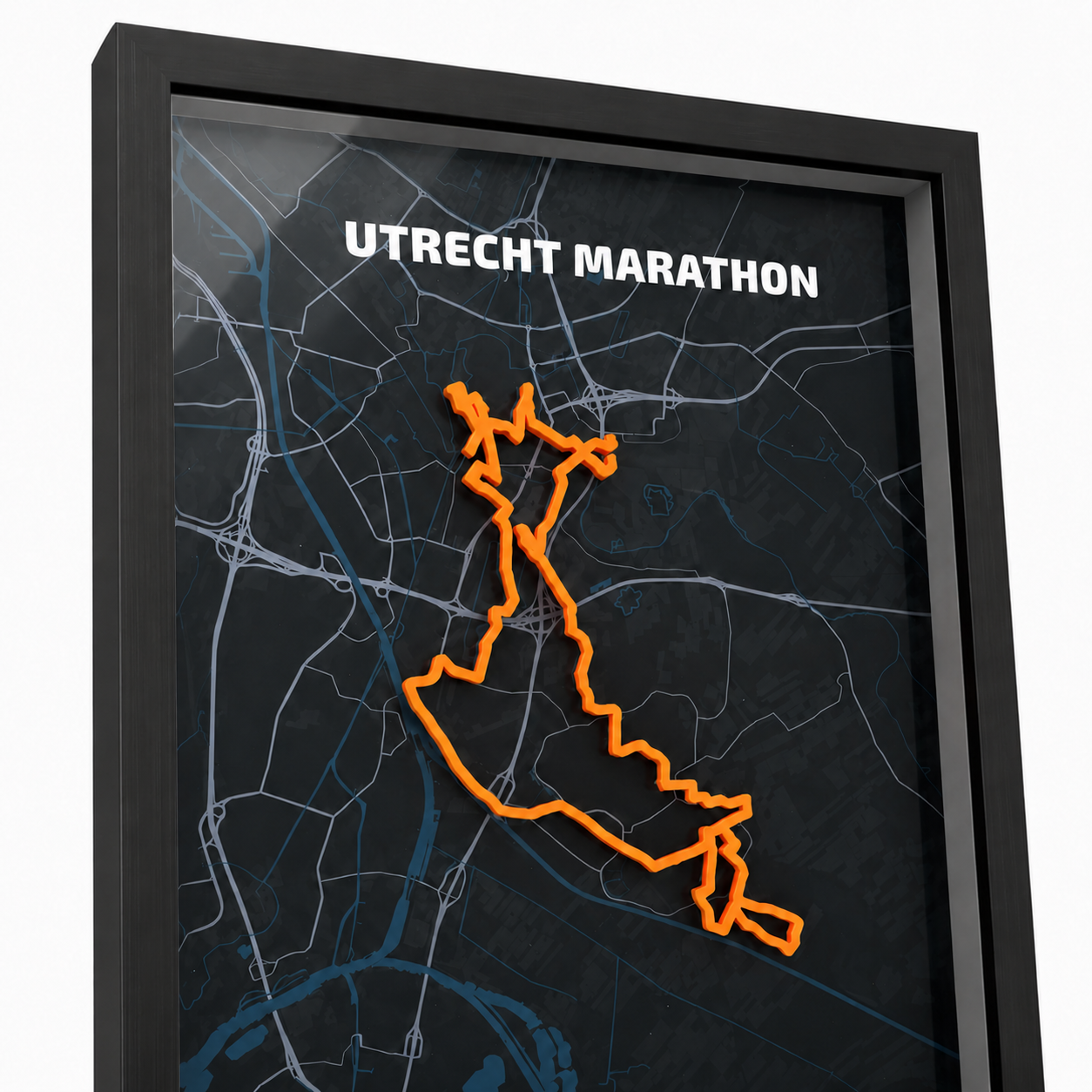 Utrecht Marathon 2026 — Gepersonaliseerde Routeposter